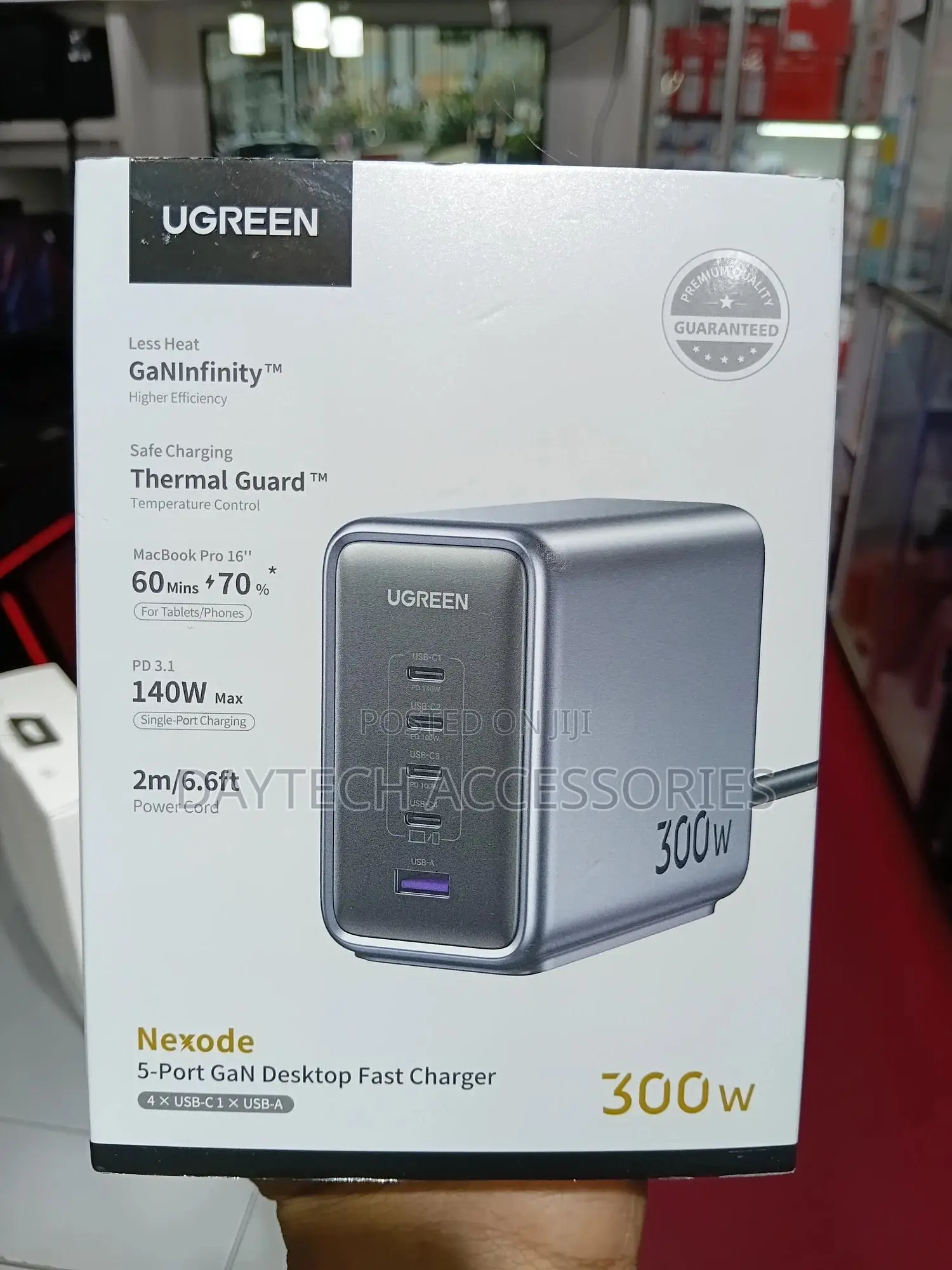 Ugreen Nexode 300w 5-Port Gan Desktop Charger Uk-Plug – Cd333