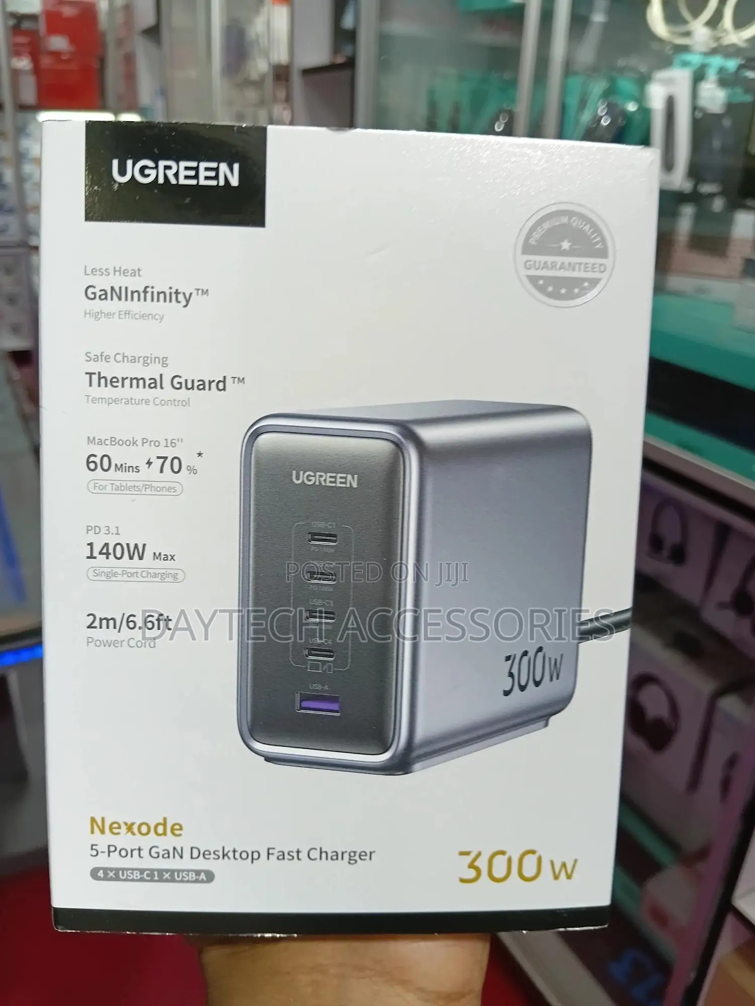 Ugreen Nexode 300w 5-Port Gan Desktop Charger Uk-Plug – Cd333