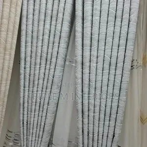 Contemporary Drapery Panels Enhancing Interior Atmosphere
