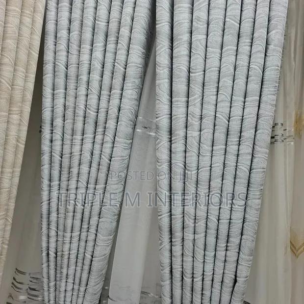Contemporary Drapery Panels Enhancing Interior Atmosphere