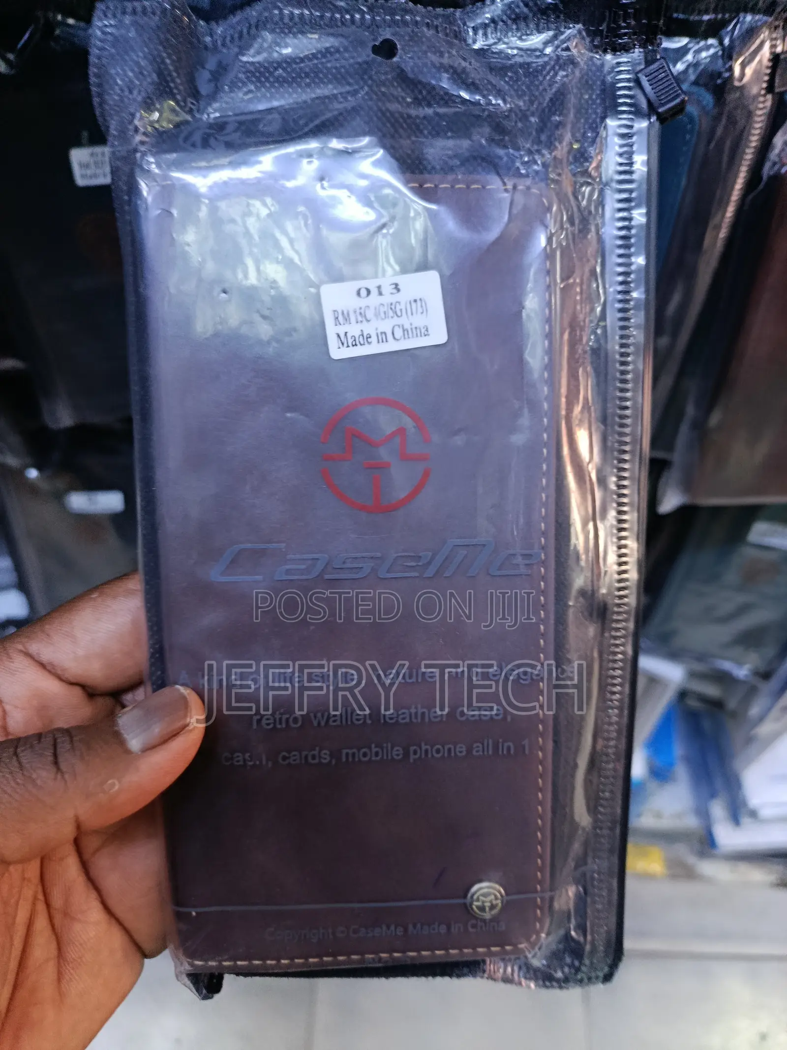 Caseme Retro Leather Wallet Case Designed to Fit the Redmi 15c
