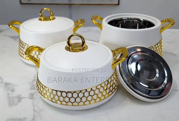 Luxurious Insulated Hotpots Set Round