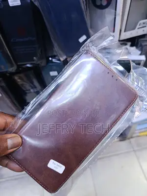 Brown Pu Leather Wallet-Style Flip Case for Samsung Galaxy A50