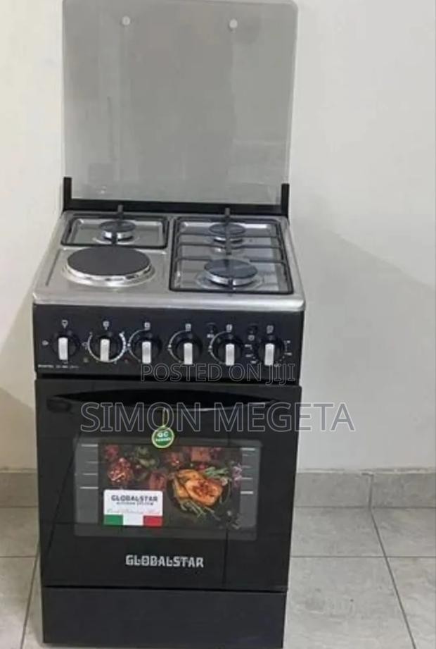 50×55 Globalstar Jet Cooker 3 Gas + 1 Electric Burner, Electric Oven.