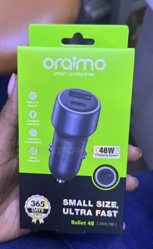 48w Oraimo Speed Car Charger
