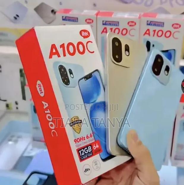 New Itel A100C 64 GB Black