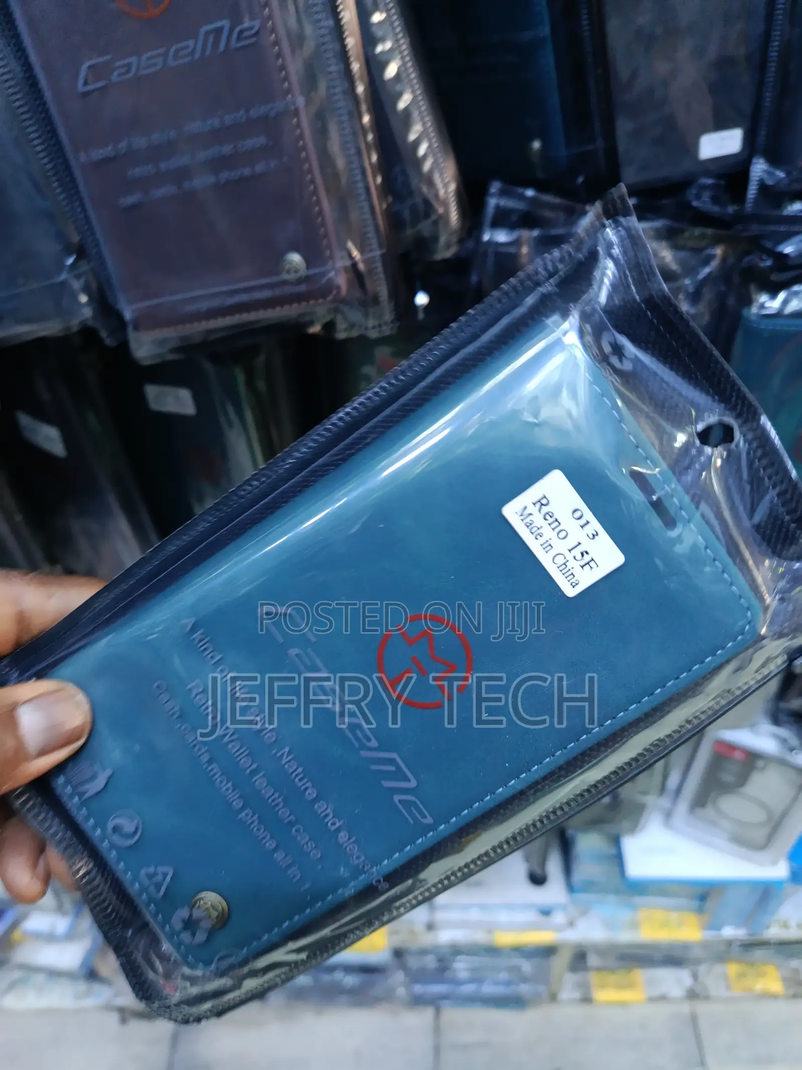 Caseme Brand Retro Wallet Leather Case for the Reno 15f.