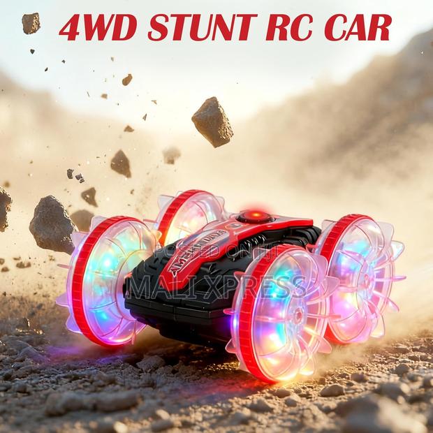 Amphibious Rc Stunt Car 4wd Waterproof Gesture Control Toy - thumbnail 2