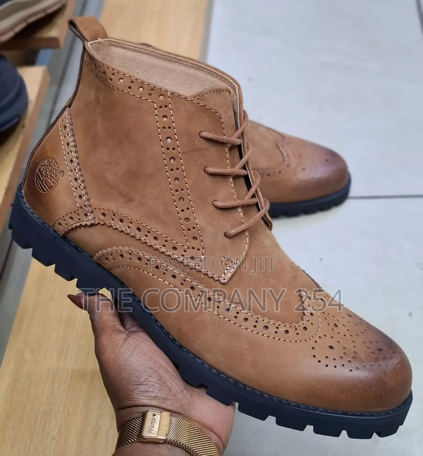 Quality Leather Casual Timberland Men Oxford Rubber Sole Shoes