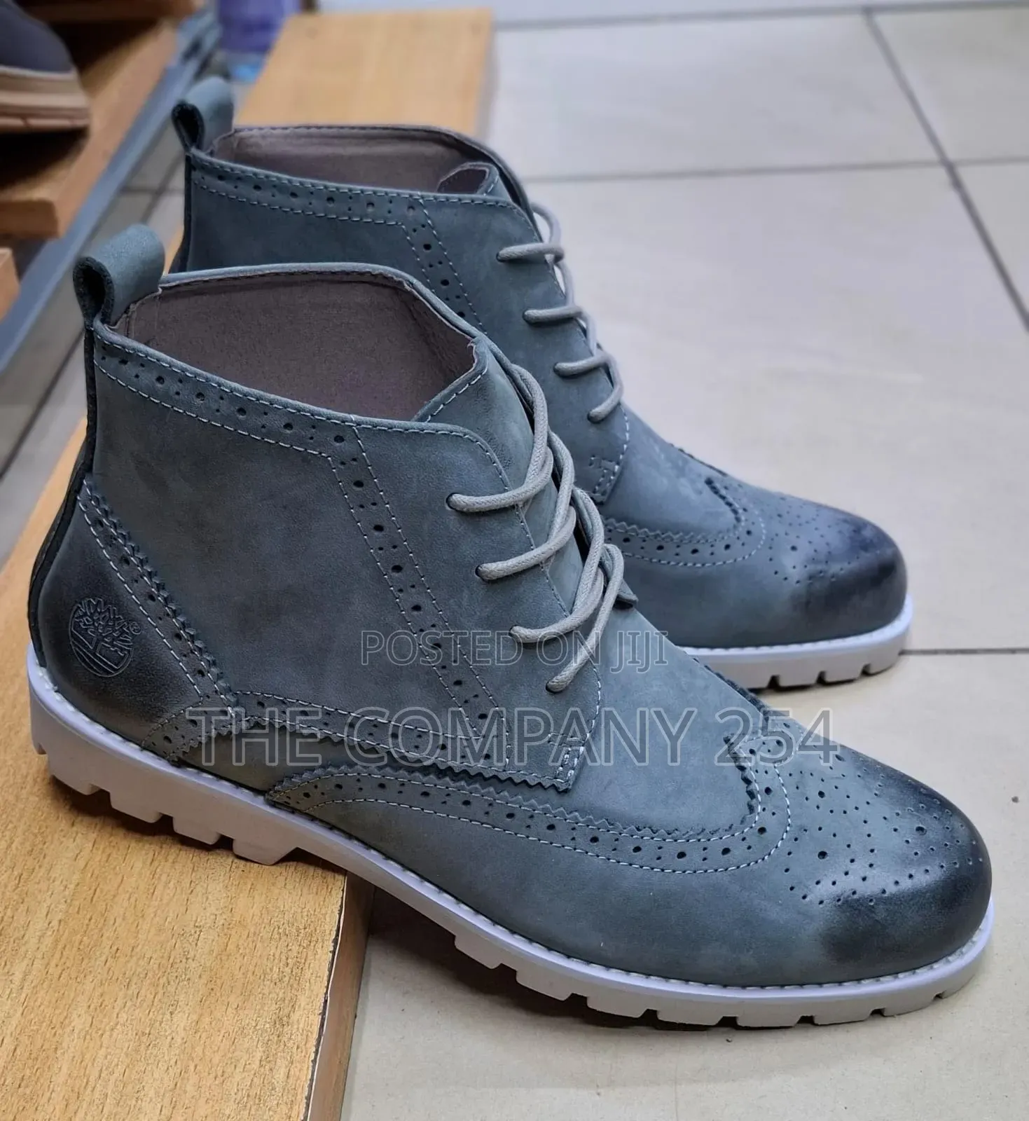 Quality Leather Casual Timberland Men Oxford Rubber Sole Shoes