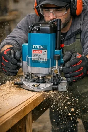 Total Electric Router 2200w Woodworking Tool Wood Routers 2200 Watts