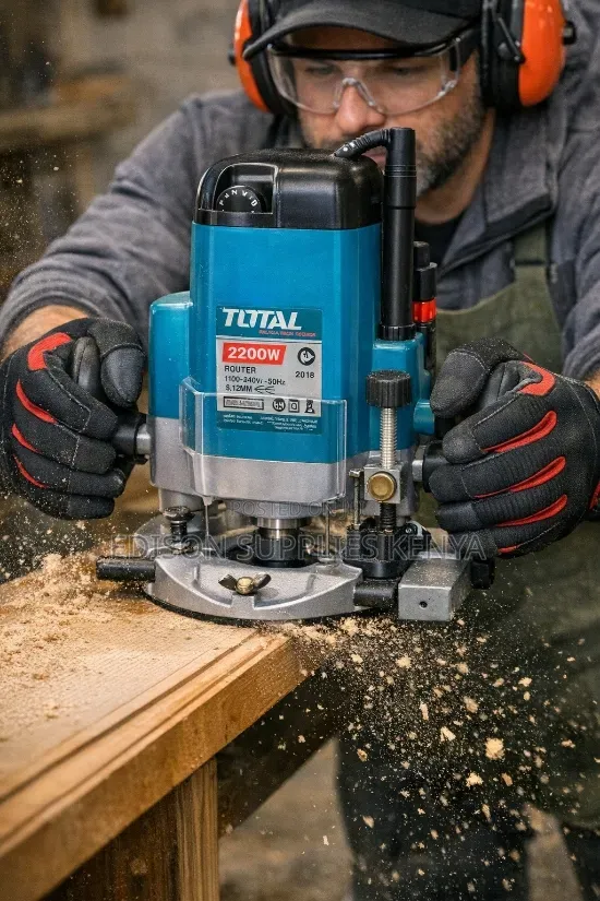 Total Electric Router 2200w Woodworking Tool Wood Routers 2200 Watts