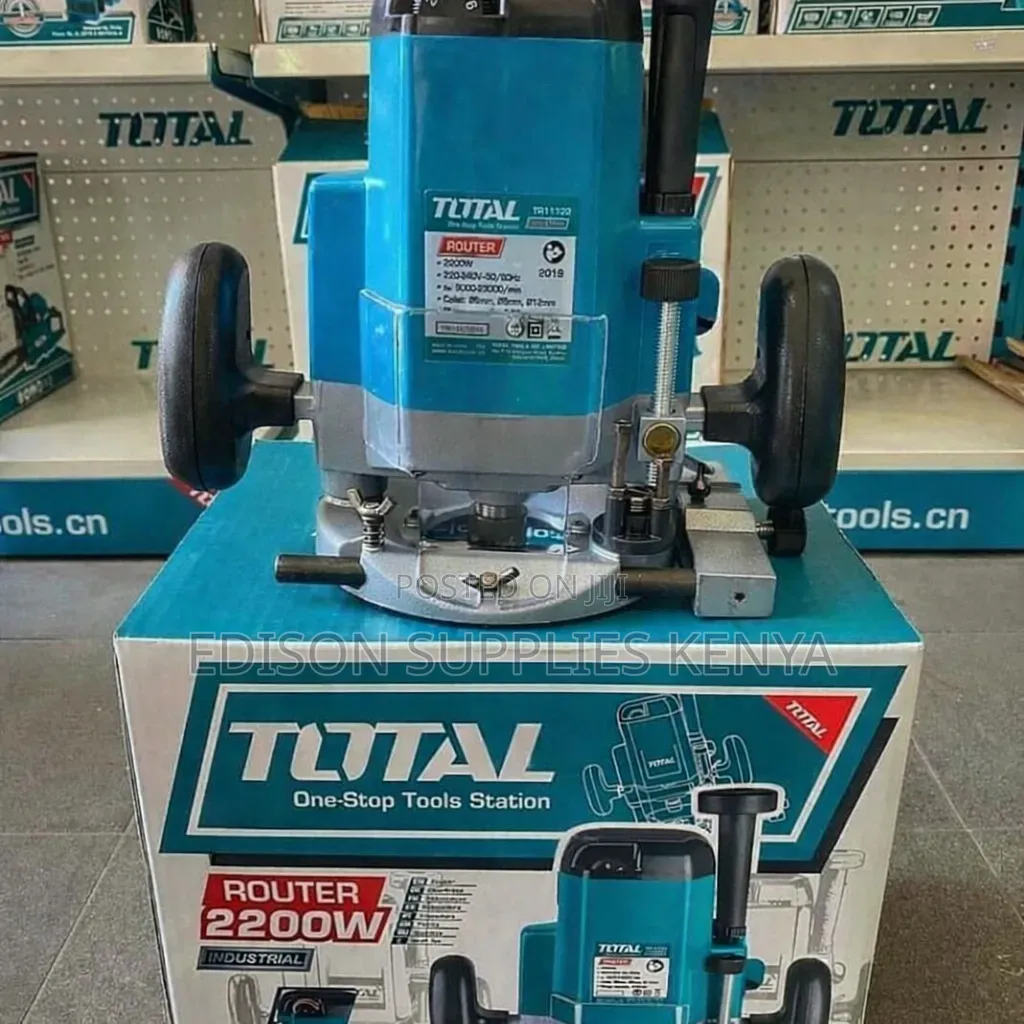 Total Electric Router 2200w Woodworking Tool Wood Routers 2200 Watts