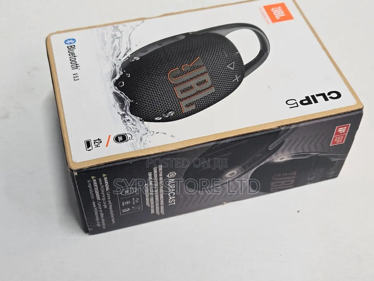 JBL Clip 5 Mini Bluetooth Waterproof Portable Speaker