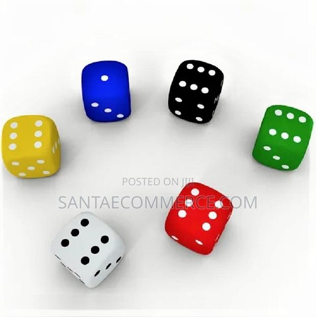 1 Piece Game Playing Colored Dice - main view