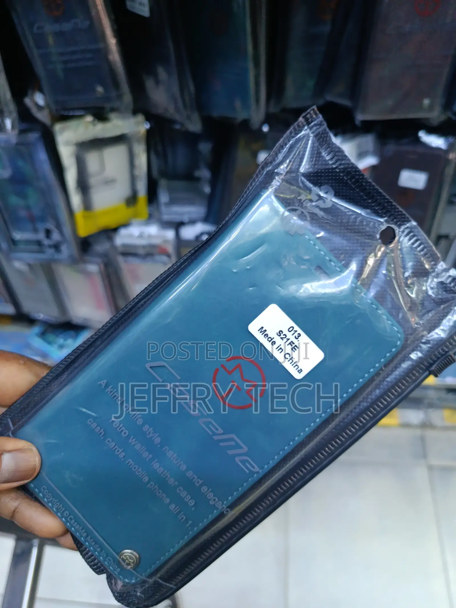 Caseme Retro Wallet Leather Case Designed for Samsung Galaxy S21 Fe