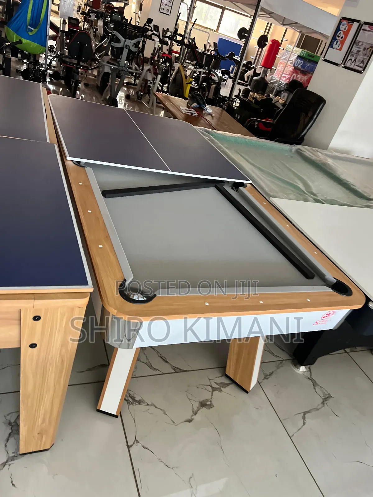 Pool + Table Tennis + Dining Table