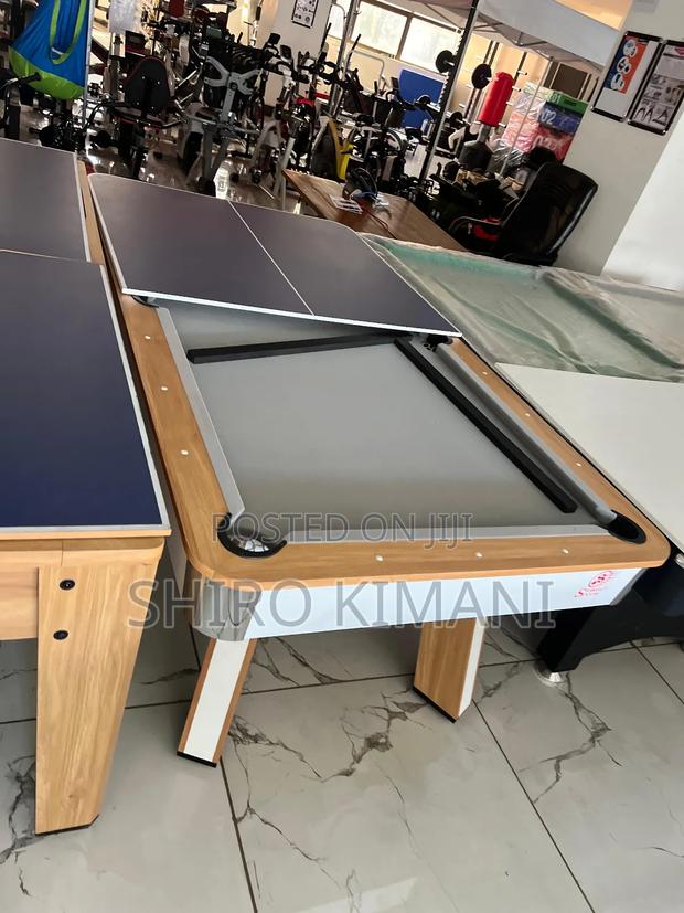 Pool + Table Tennis + Dining Table