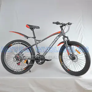 Gray-Orange Size 26 MTB Bike