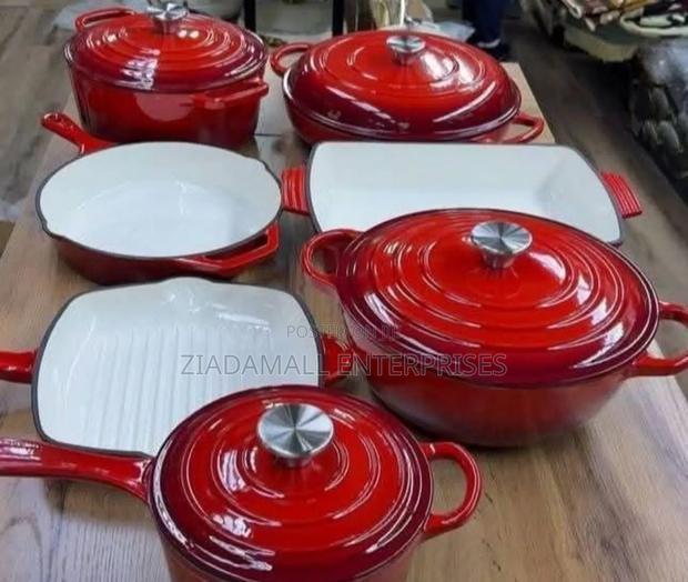 Cast Iron 11pcs Cookware Set Complete Cooking Set for Every Meal