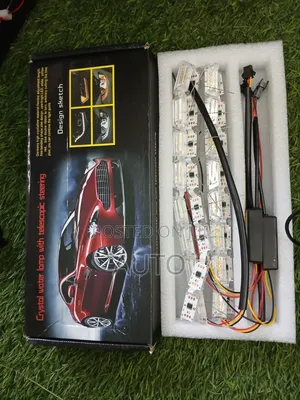 Universal Crystal Led DRL Lights – Stylish Car Front Light Upgrade