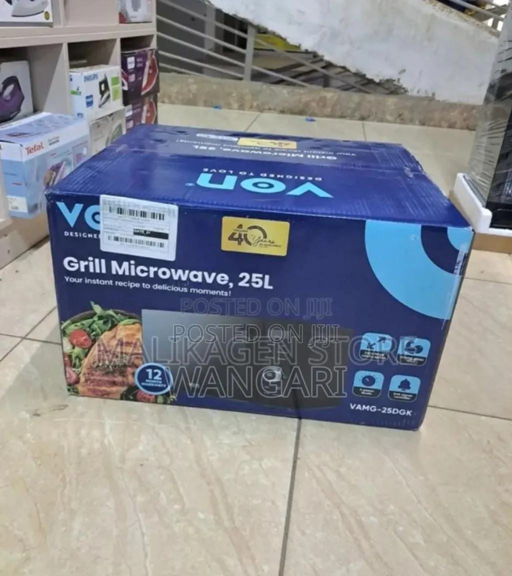 Restocked Von 25l Digital Microwave