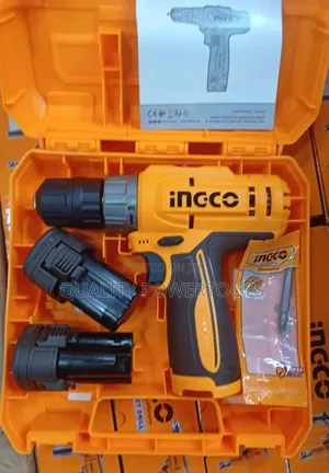 Ingco Cordless Drill With 2batteries-Super