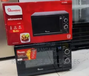 Colour Black Ramtons 20l Manual Microwave. Rm672