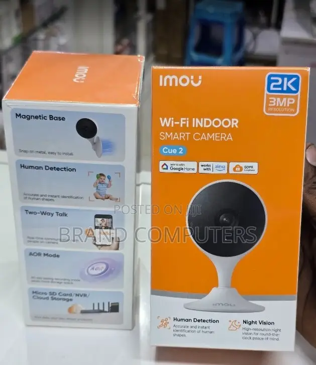 Imou Cue 2 Indoor Camera - 3mp Clear Video Nightvision