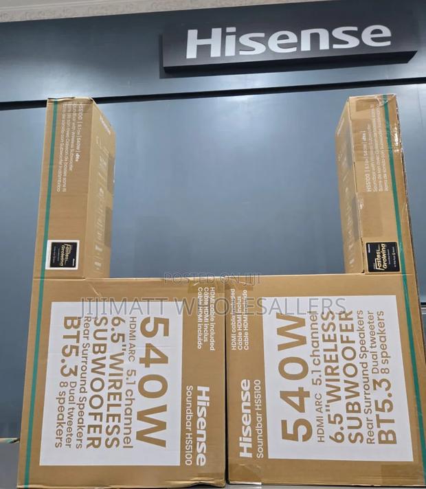Hisense Hs5100 540 Watts Soundbar - main view
