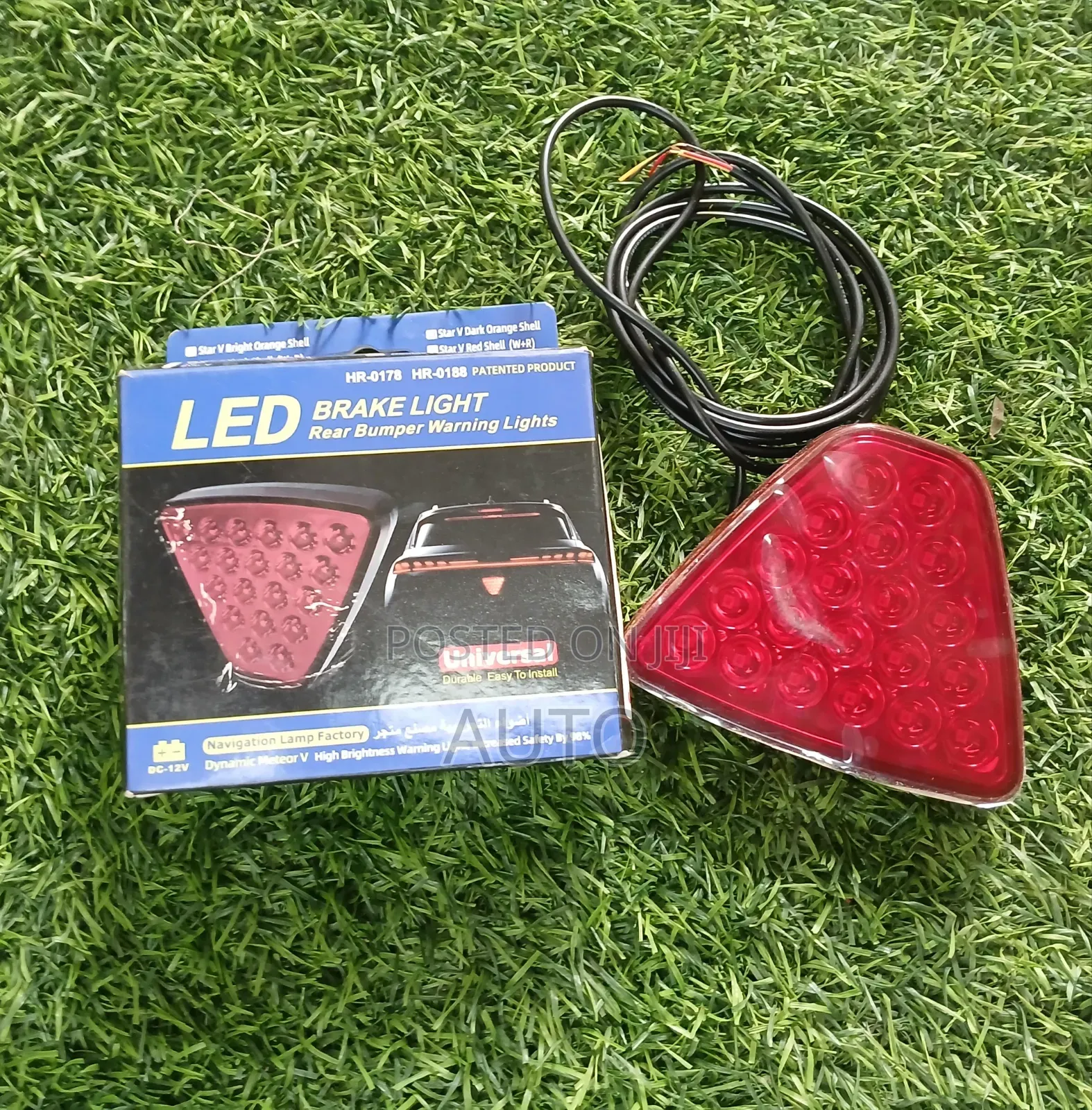 Universal Triangle Led Rear Brake Light – High Brightness Tail Lamp