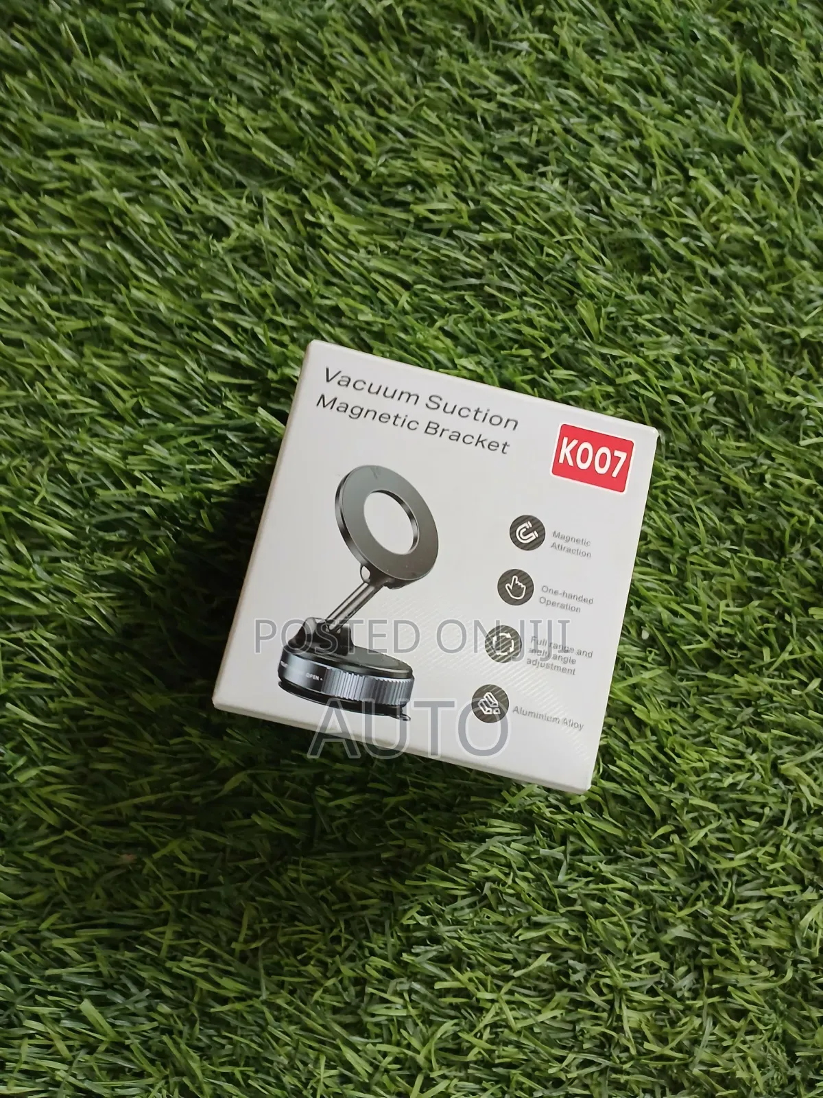  Magnetic Phone Holder – Vacuum Suction Car Mount