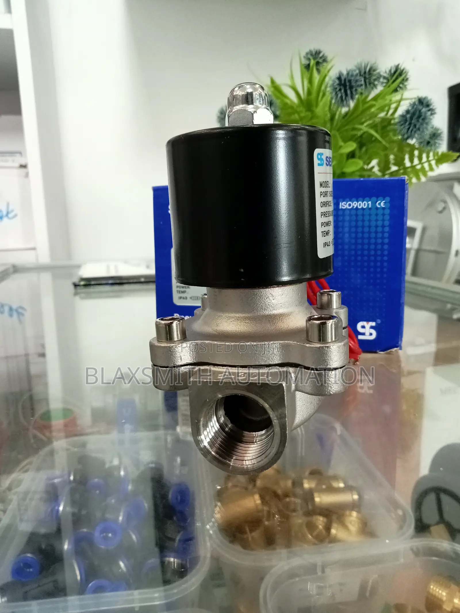 2-Way Solenoid Valve 1/2'' 220vac