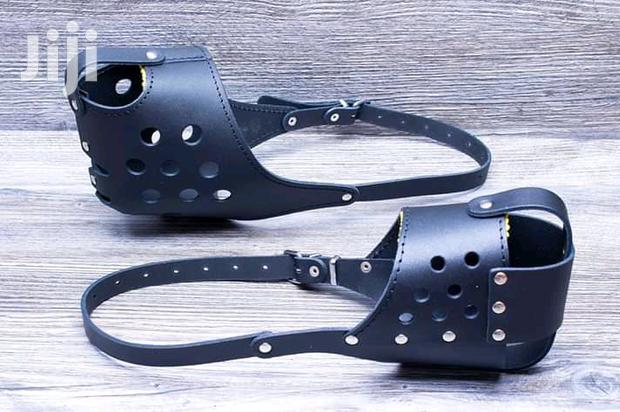 High Quality Leather Dog Muzzle for Sale - thumbnail 4