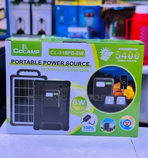 Cclamp Cl-318pb-8w Portable Solar Power Source.