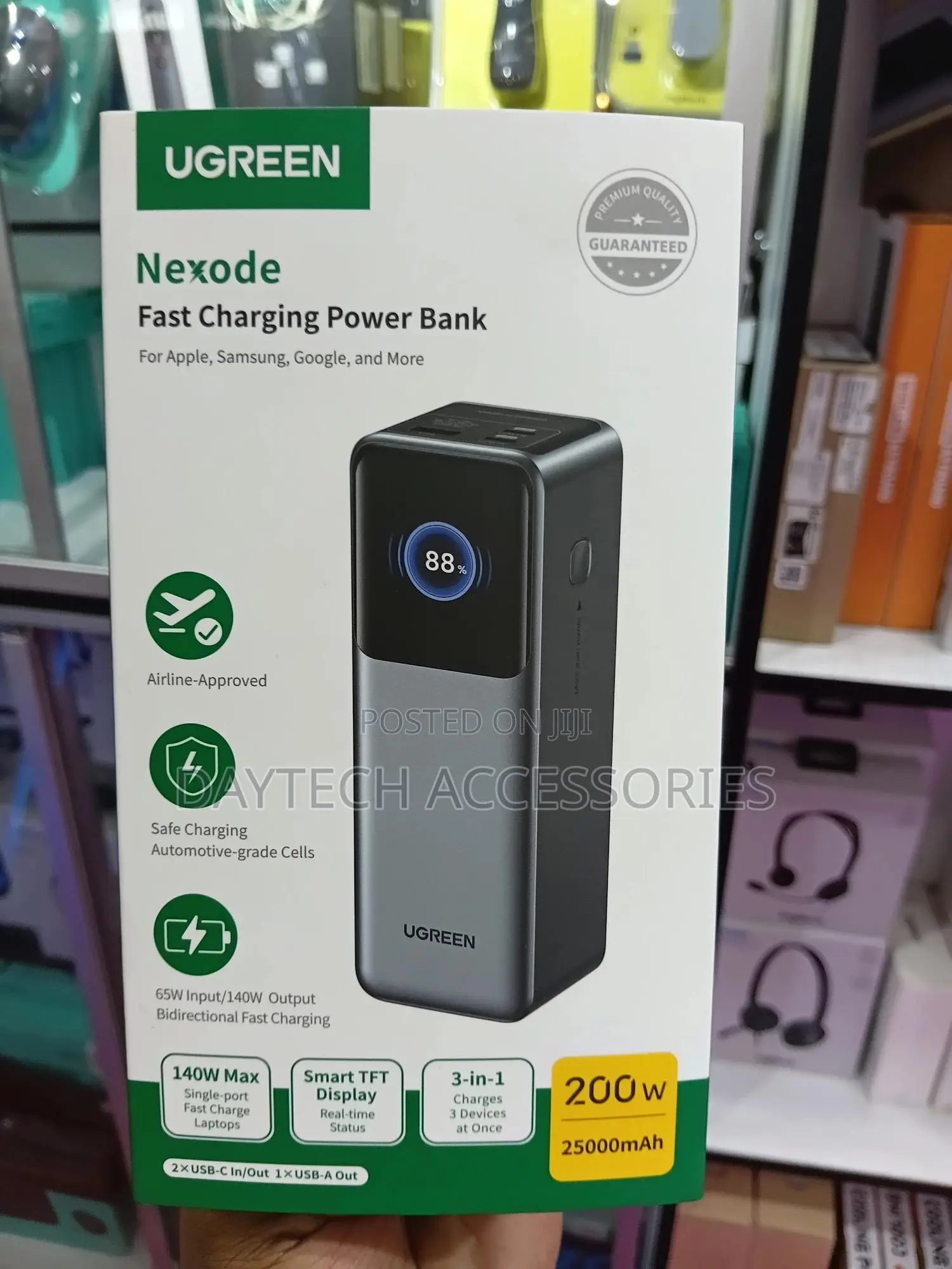 Ugreen Nexode 25000mah Power Bank (Model: Pb722).