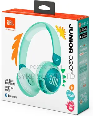 JBL Junior 320 Bt, Wireless on-Ear Bluetooth