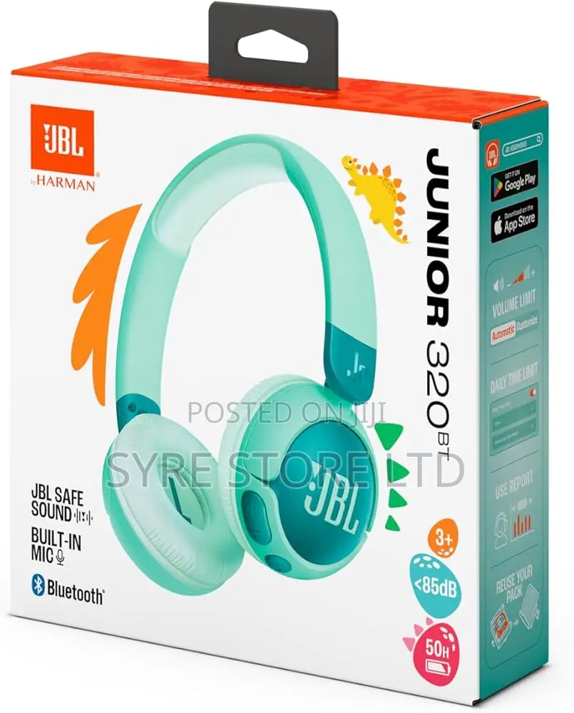JBL Junior 320 Bt, Wireless on-Ear Bluetooth