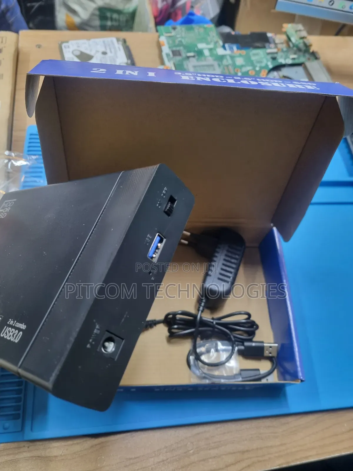 2in1 3.5 HDD 2.5 HDD SSD Enclosure