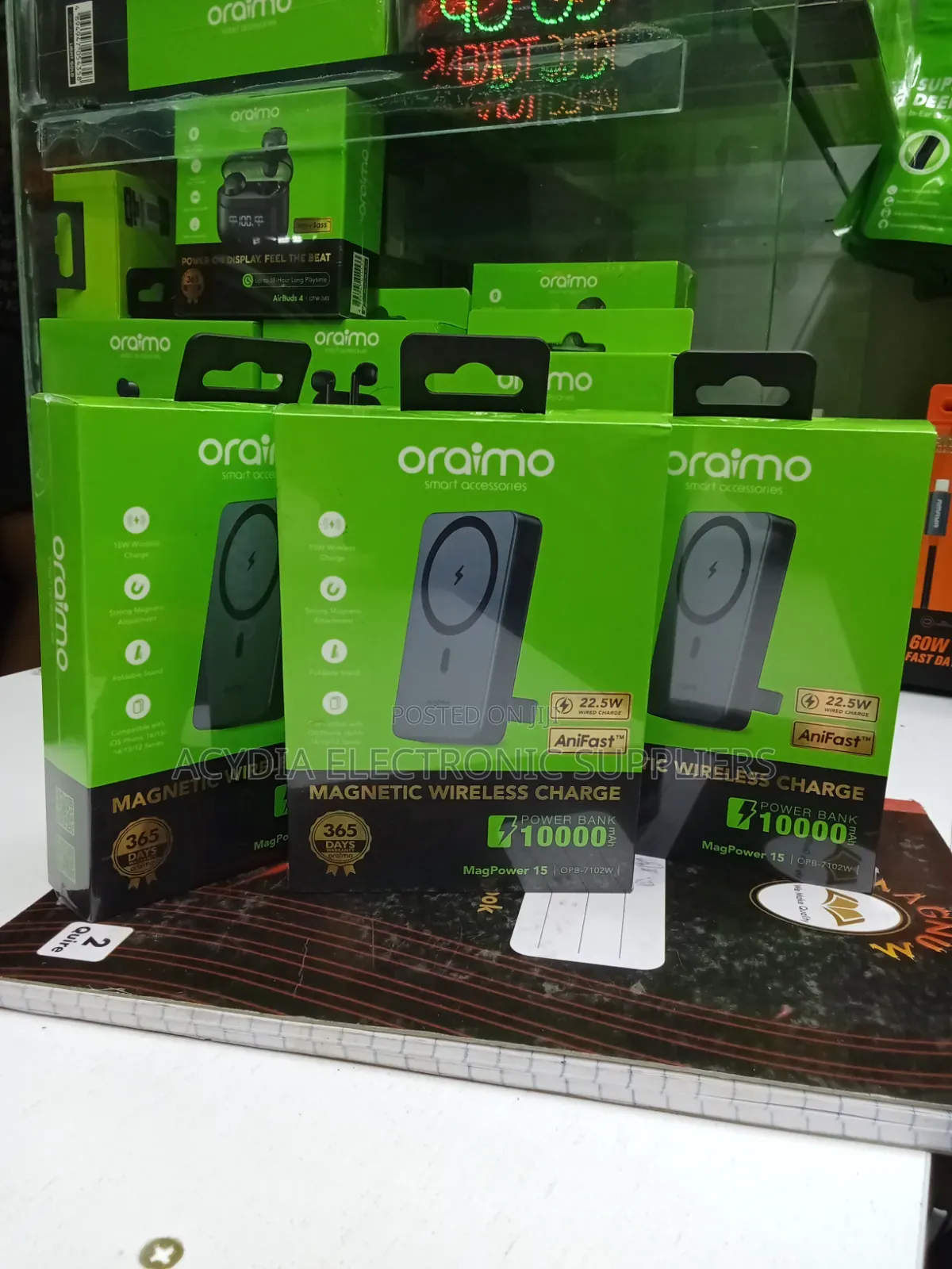 Oraimo Magpower 15 10000mah Wireless Power Bank