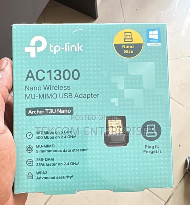 Tp Link Archer T3u Nano Ac1300 Nano Wireless Mu-mimo Usb Adapter