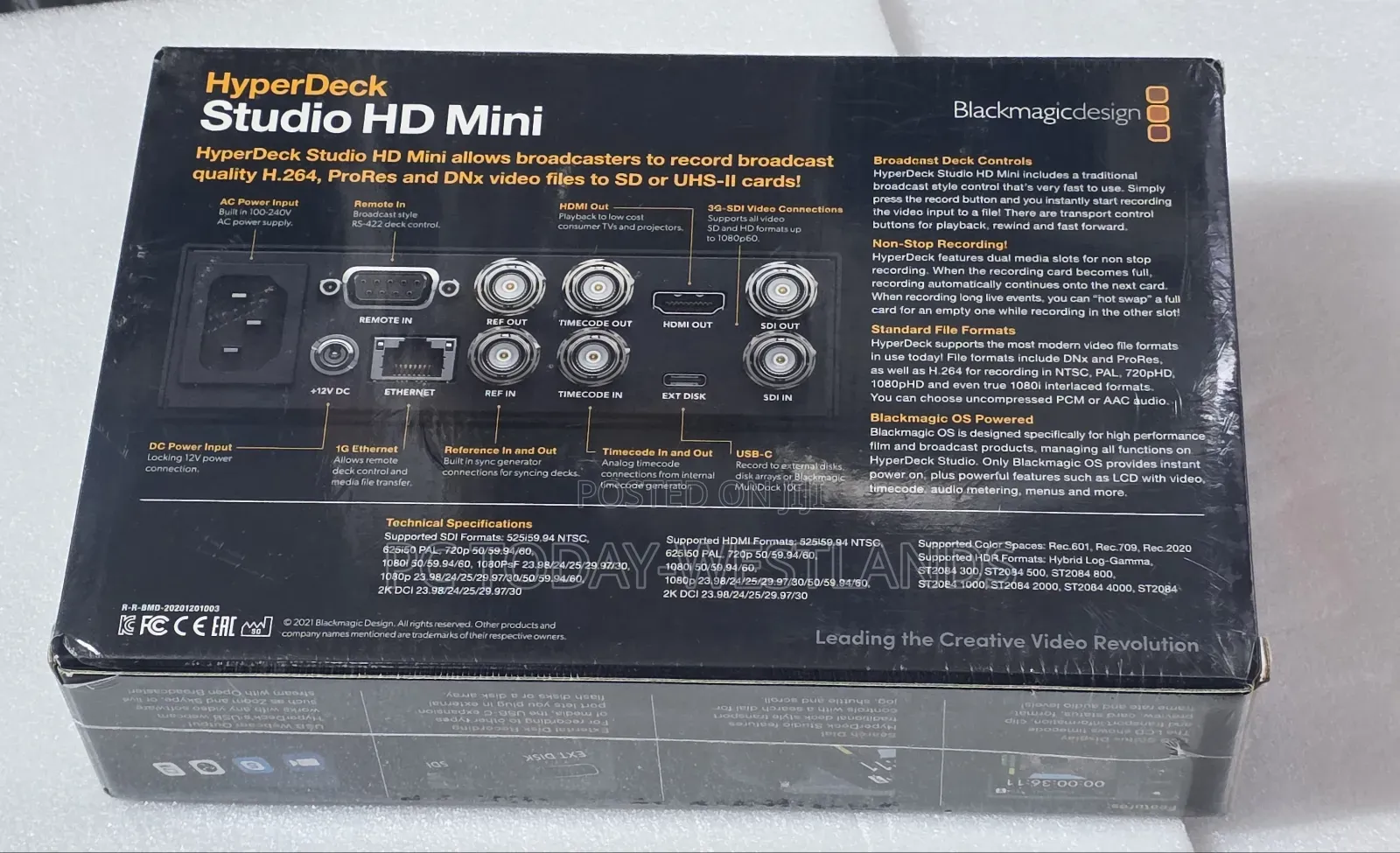 Blackmagic Design Hyperdeck Studio Hd Mini