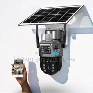 Ai Motion Detection 4g Simcard PTZ Outdoor Security Solar CCTV Camera