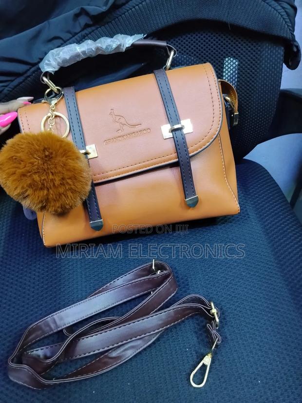 Brown Sling Handbag on Offer - main view