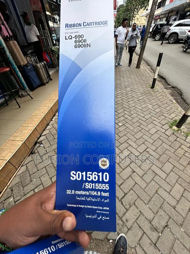 Epson Sidm Black Ribbon Cartridge For Lq-690