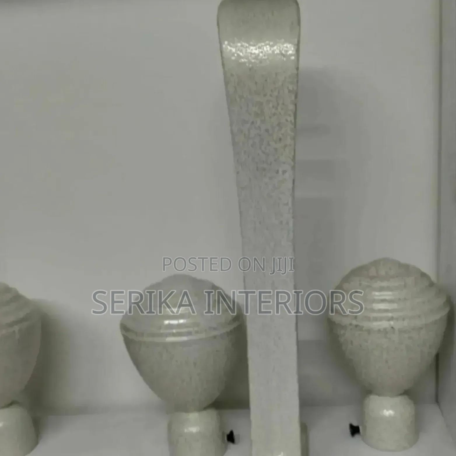 White Jua Kali Curtain Rods Curtain Rods