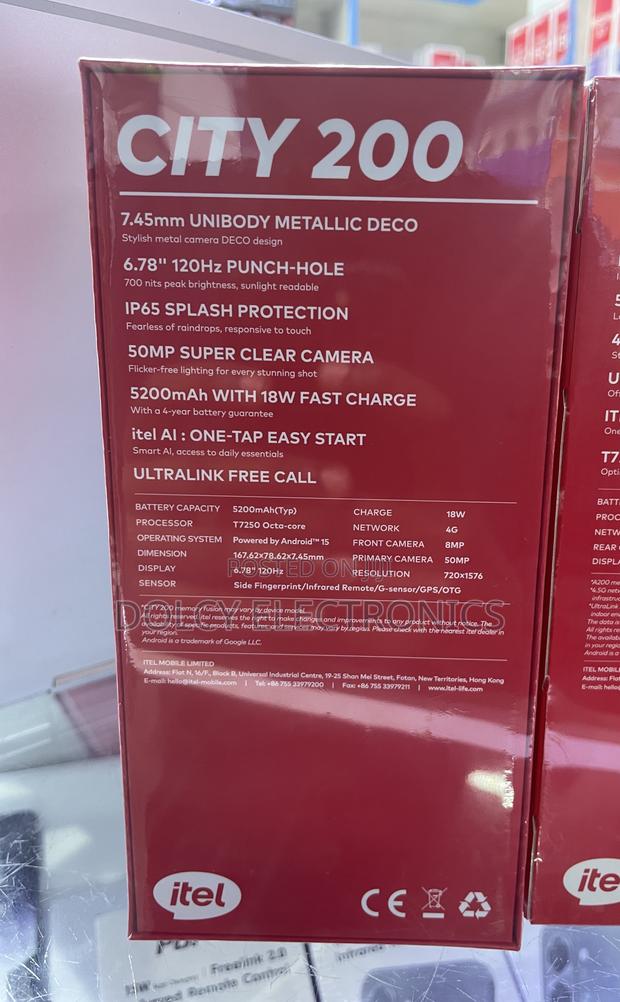 New Itel City 200 128 GB Black - thumbnail 2