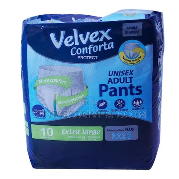 10 PCS Extra Large Velvex Conforta Protect Adult Diaper - main view