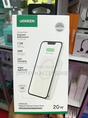 Ugreen 10000mah Magnetic Wireless Power Bank (Model Pb561).