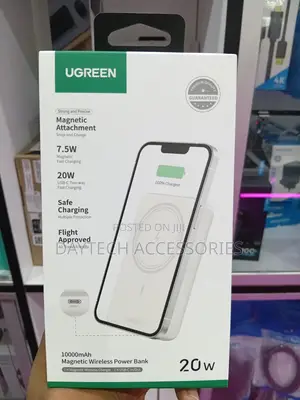 Ugreen 10000mah Magnetic Wireless Power Bank Beige (Pb561)